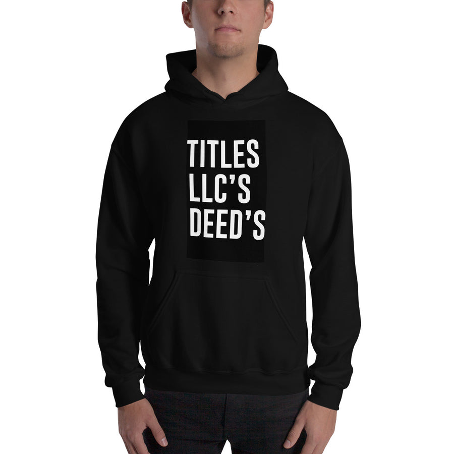TITLES LLC' S Sweatshirt Hooded Sweatshirt