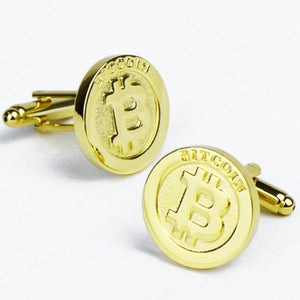 Bitcoin Gold Wedding shirt  cufflinks